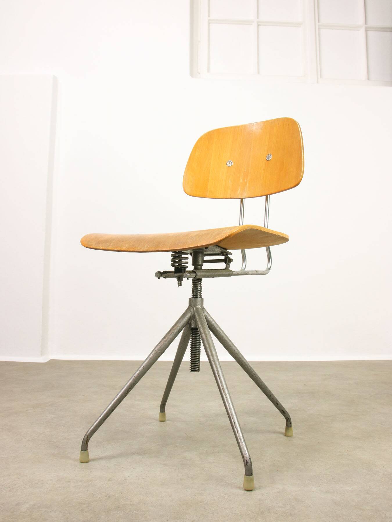 Mid-Century Architects Adjustable Height Swivel Chair