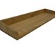 Vintage wooden wall shelve rack bookshelf in pinewood