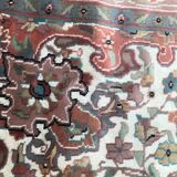 Pakistan wool carpet handmade silk rug 127x192 cm