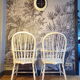 Pair of vintage Scandinavian windsor armchairs