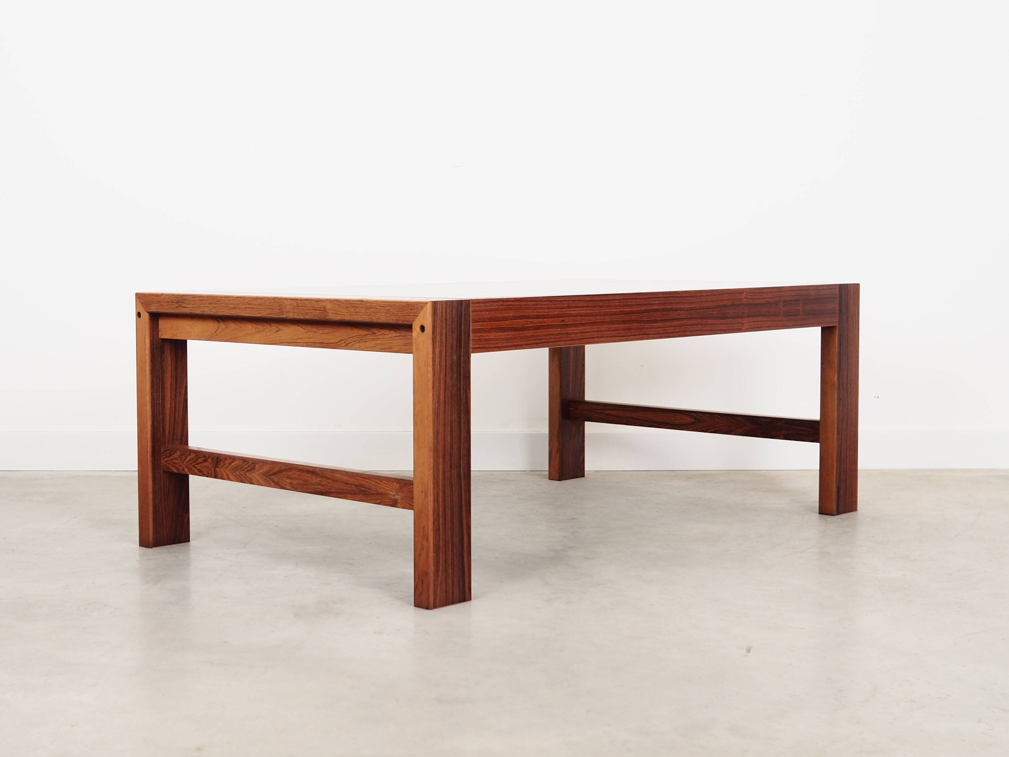 Rosewood bench, Danish design, 1970s, production: Denmark
