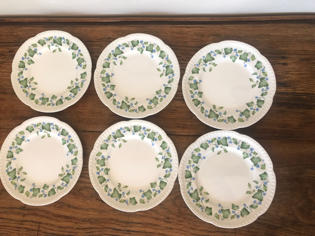 Lot 6 assiettes à dessert vintage Johnson Brothers