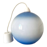 Vintage opaline globe suspension