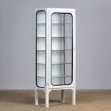 Armoire à pharmacie vintage en fer et verre, années 1970