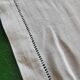 12 old damask linen napkins with a monogram