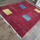 Handmade Indo Gabbeh rug 243x172cm