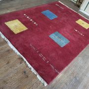 Handmade Indo Gabbeh rug 243x172cm