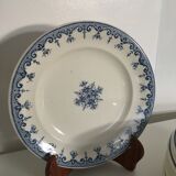 Set of 6 plates Terre de fer Rouen