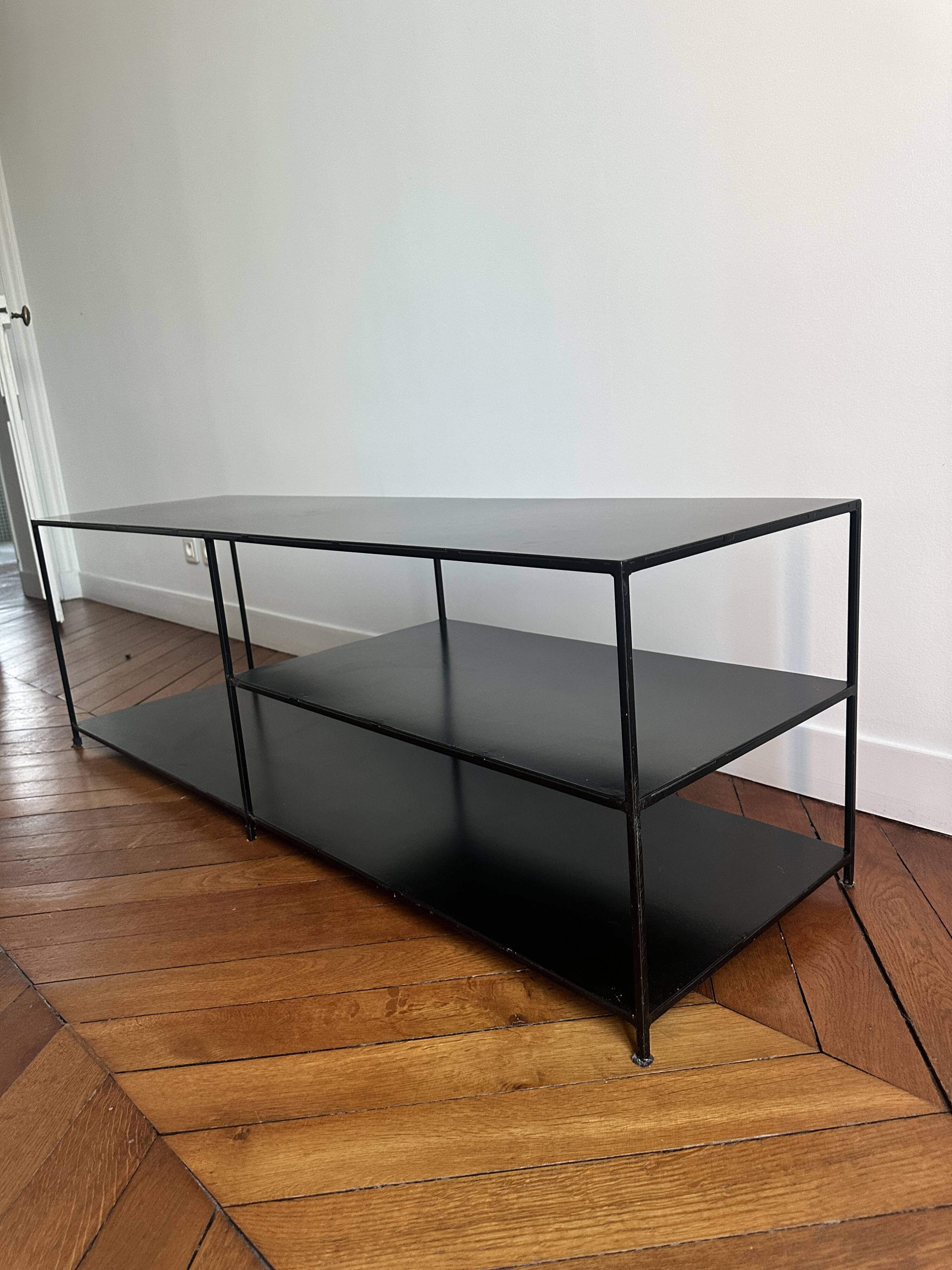 AM/PM steel metal TV cabinet