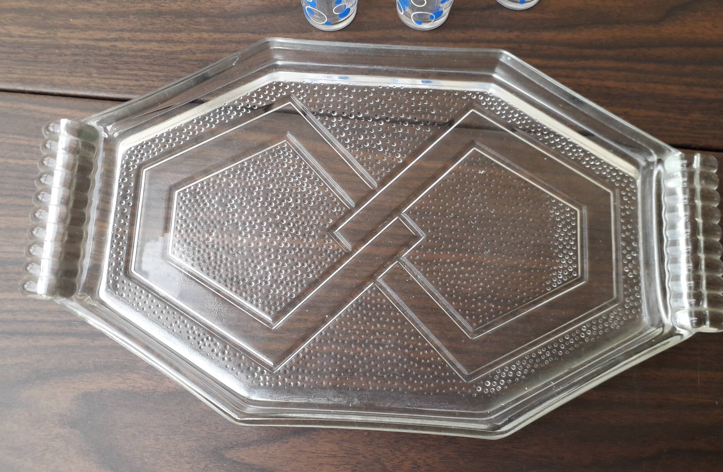 Service à liqueur plateau carafe et verres