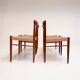 Refurbished set of 4 papercord chairs by H. Klein for Bramin, 1960s