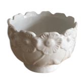 White ceramic pot cover