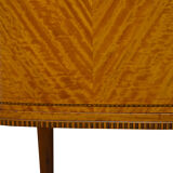 Edwardian satinwood bedside cabinet