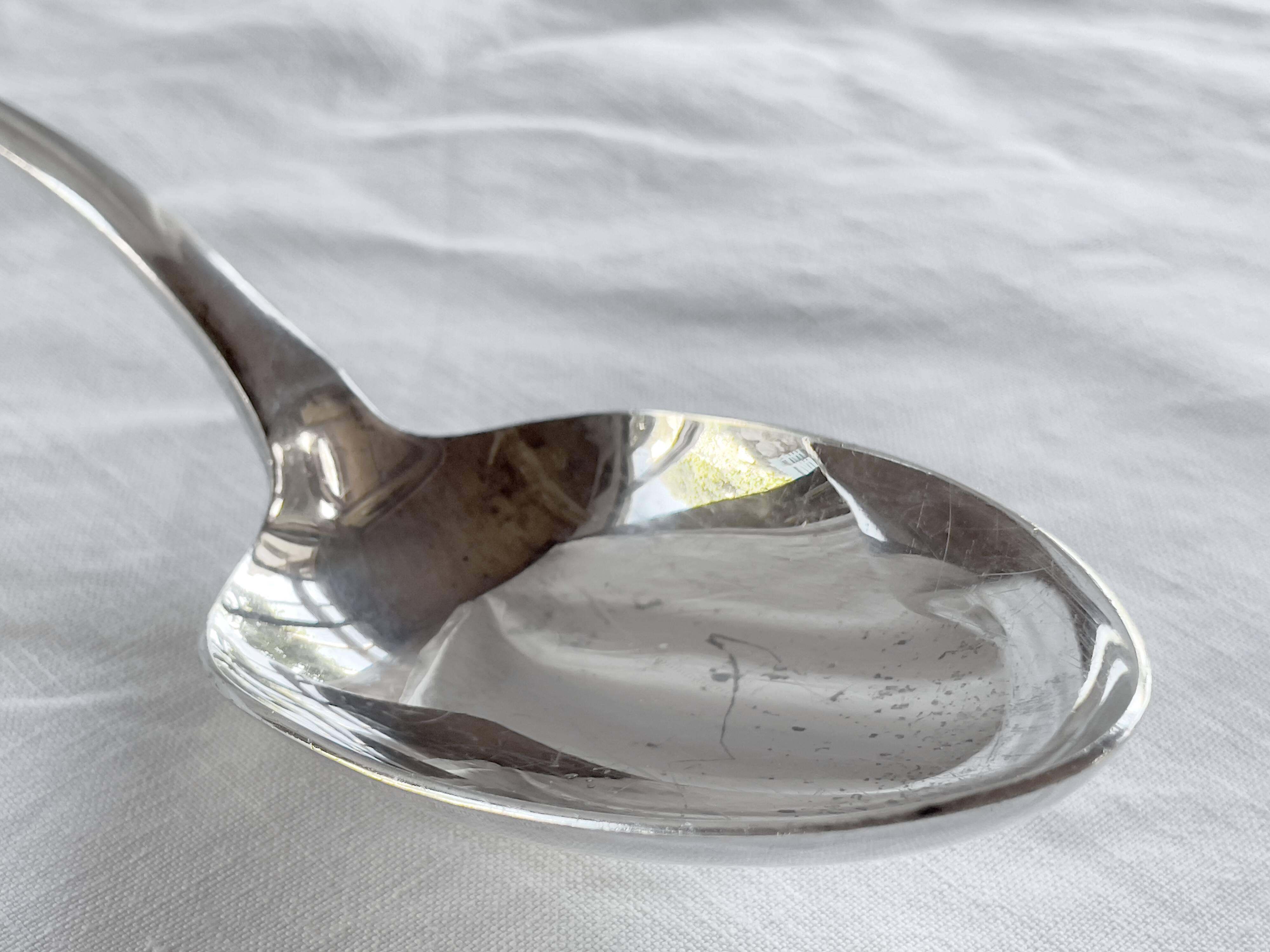 Warriss Sheffield eng 19th century large -32.5 cm- serving spoon