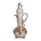 Pichet décoratif vintage en céramique italienne à décor floral en relief
