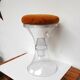 Vintage stool Tam Tam signed Henry Massonet