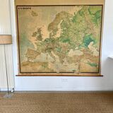 Affiche carte de l'Europe