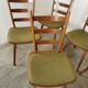 Set of 6 vintage Hiller bar chairs from the 60s