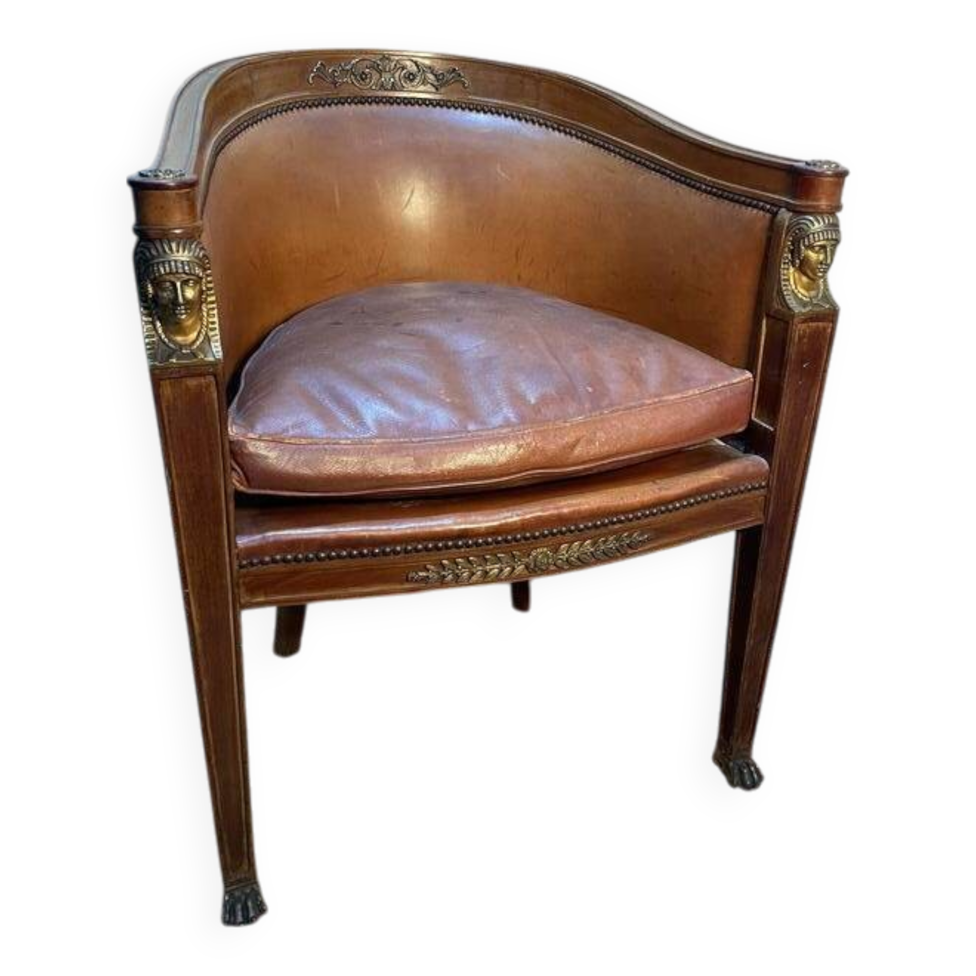 Fauteuil de bureau de style Empire