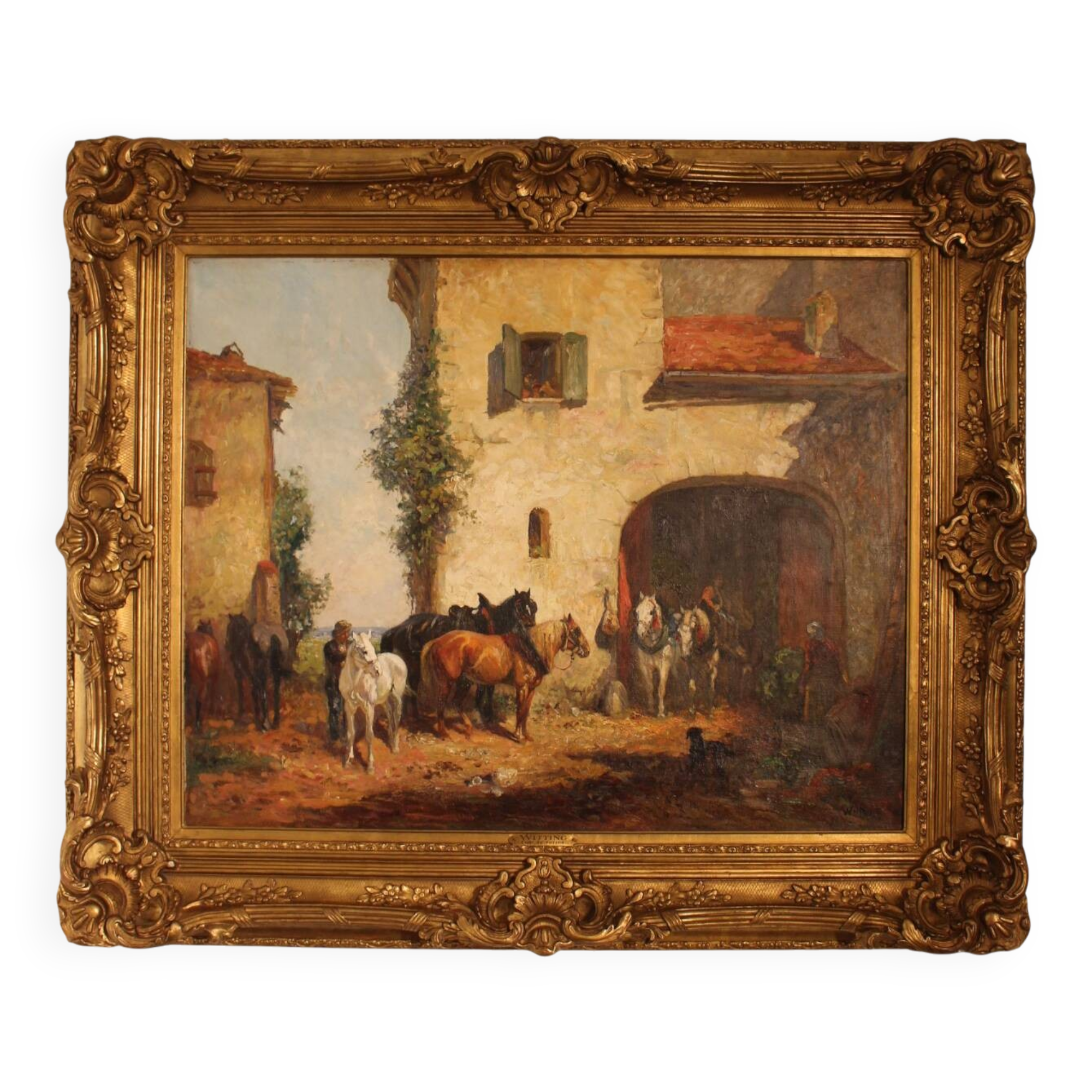 Peinture 19e siècle de Witting