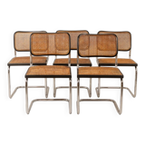 Marcel Breuer. Set of 5 chairs model "Cesca". 1970s.