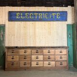 Workshop craft furniture with oak drawers early twentieth century