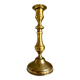 Golden brass candle holder