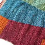 Moroccan Berber carpet Boujaad with colorful flats 285x188cm