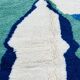 Handmade Moroccan Berber rug size 145 x 255 cm
