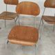 Lot of 24 chairs school chairs industrial style ex Czechoslovakia 1950