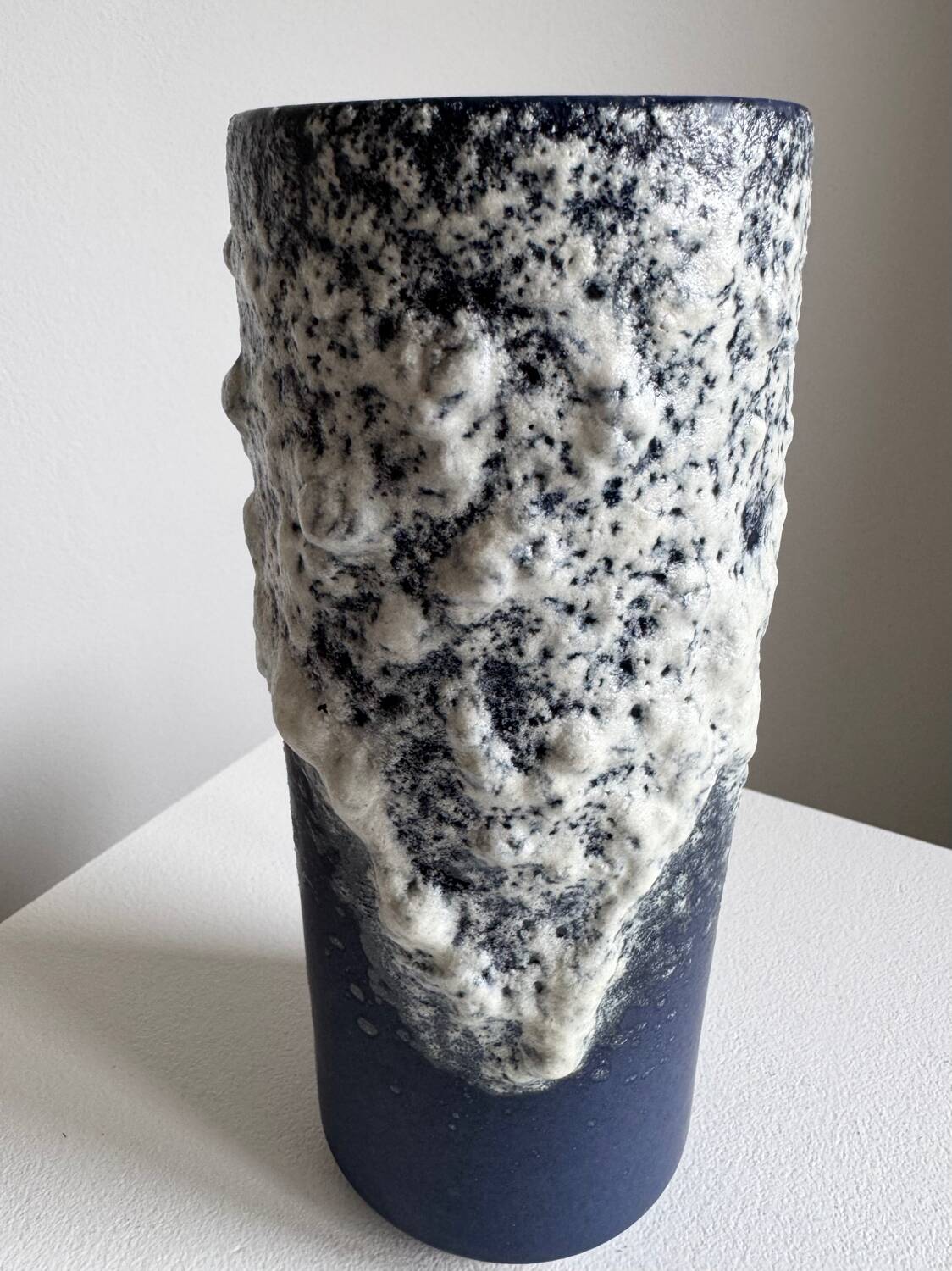 Vintage Mid Century Modern Fat Lava Stein Keramik West German Navy Gl