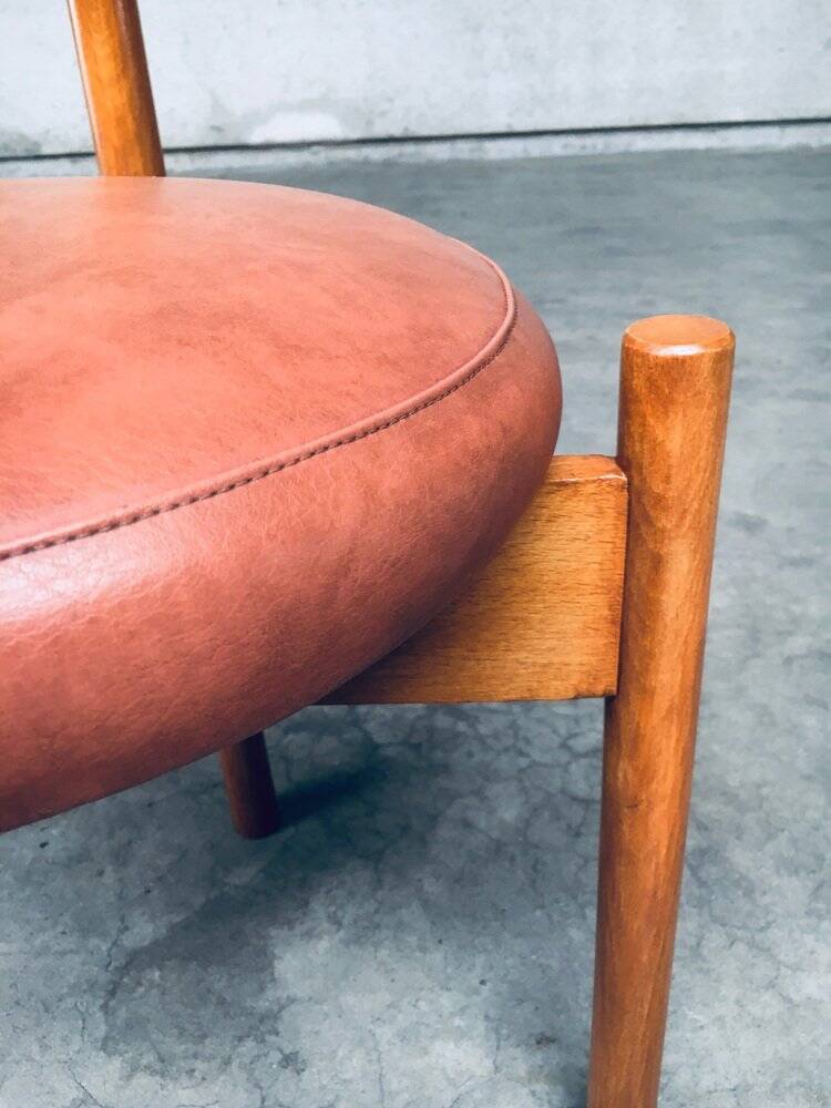 Mid-Century Modern Dining Chairs in the style of Charlotte Perriand, France, 1960s, Set of 4