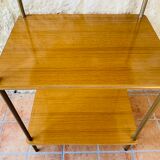 Side table with 3 vintage shelves 70s