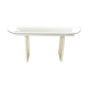 Console peinte en blanc, vers 1980