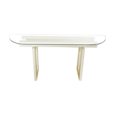 Console painted white, circa 1980