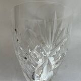 6 Saint Louis crystal white wine glasses