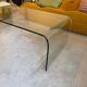 Glass coffee table "bridge"