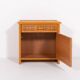 Armoire vintage en rotin et osier