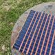 4 sets de table en osier bleu