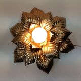 70s golden flower ceiling