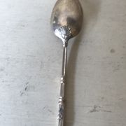 Series of 6 small spoons to mocha metal silver brand sfam russian décor