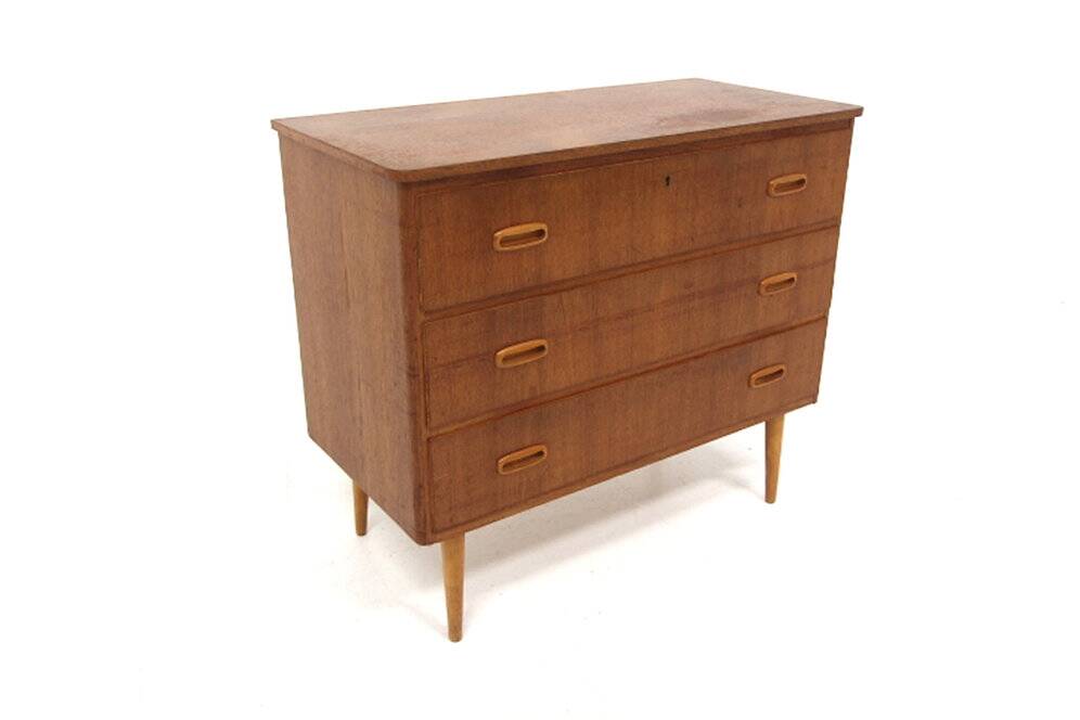 Scandinavian teak chest of drawers, Sweden, 1960
