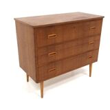 Scandinavian teak chest of drawers, Sweden, 1960