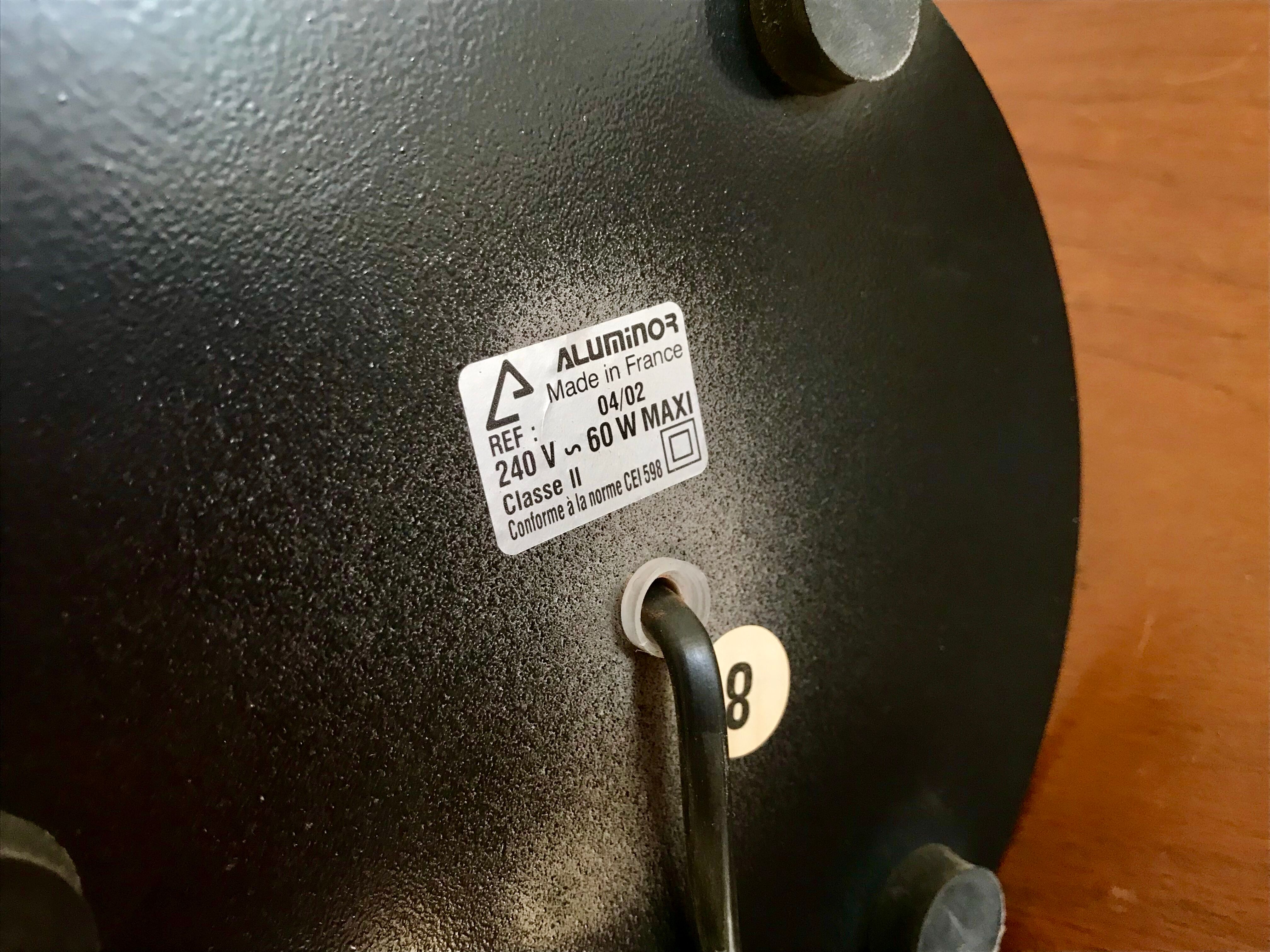 Aluminor vintage mushroom lamp