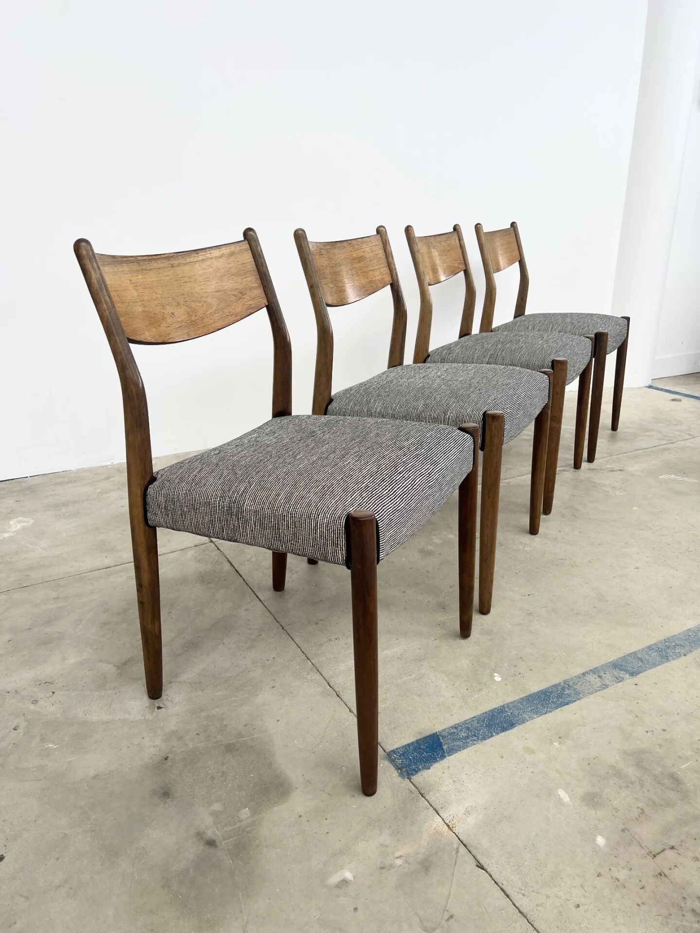 Teak chairs Cees Braakman set of 4