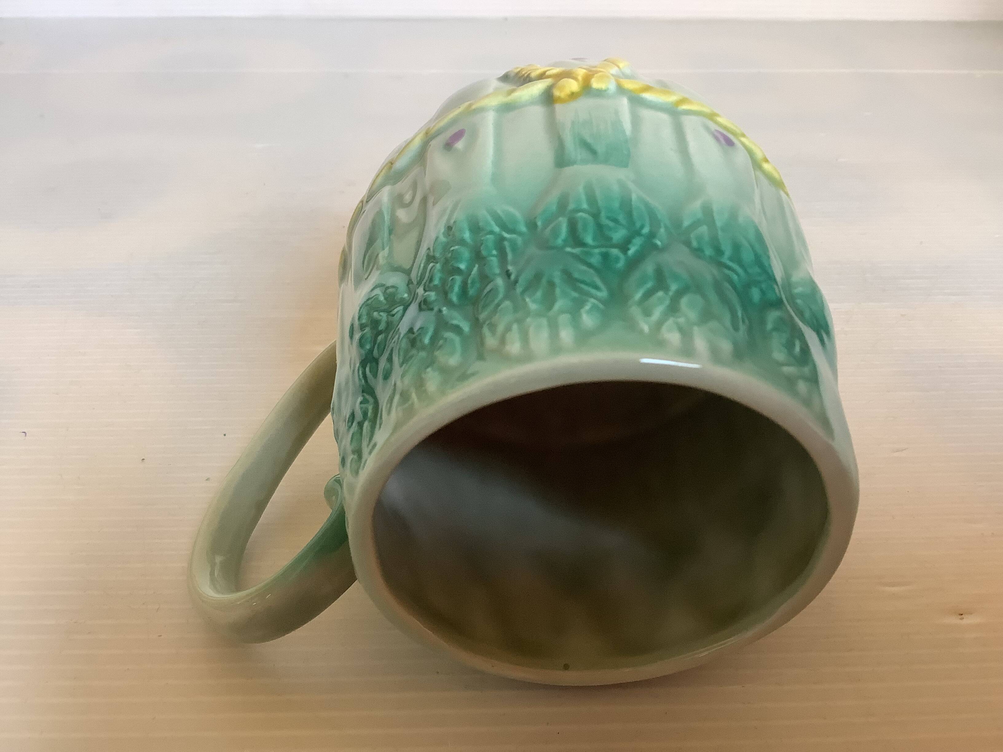 Tasse mug barbotine asperges