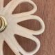 Suspension en céramique fleur en grès - artisanat français