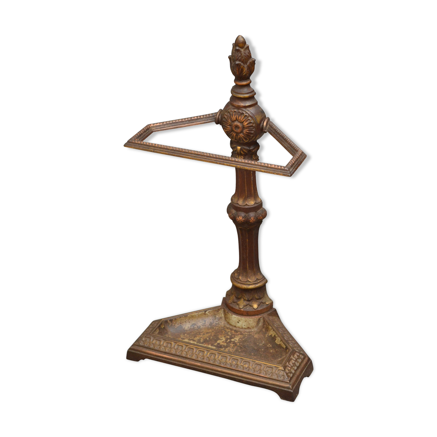 Fine victorian aesthetic movement cast iron umbrella stand