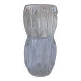 Pressed glass vase