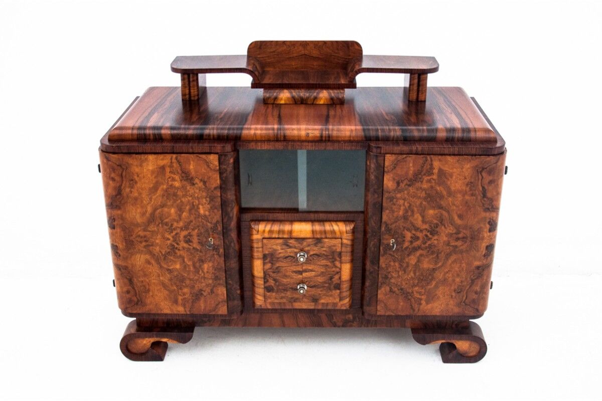 Art deco buffet, Poland, 1930s, after renovation